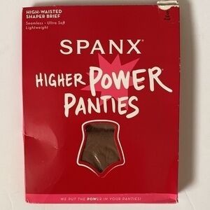Spanx Higher Power Panty, Soft Nude, Small, Open Box, panty is NEW, NEVER WORN
